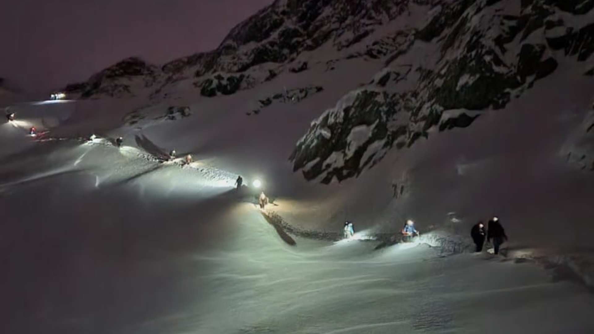 Trekking Nocturno al Glaciar Martial